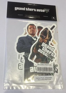 Original Grand Theft Auto V GTA 5 Rockstar Games Vinyl Figuren Sticker Pack - Bild 1 von 4