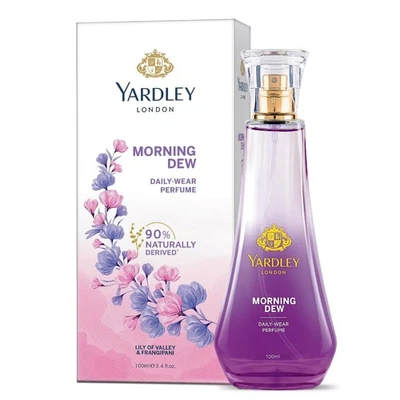 Yardley London Morning Dew Perfume Spray| Fresh Floral Scent| 100ml - image 1 of 4