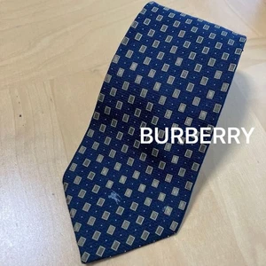 BURBERRY Tie Navy - Picture 1 of 1