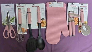 KitchenAid (6 Stück) Küchenutensilien Utensilien OHDRA *TROCKNETE ROSE/ROSA/MAUVE* Neu - Bild 1 von 10