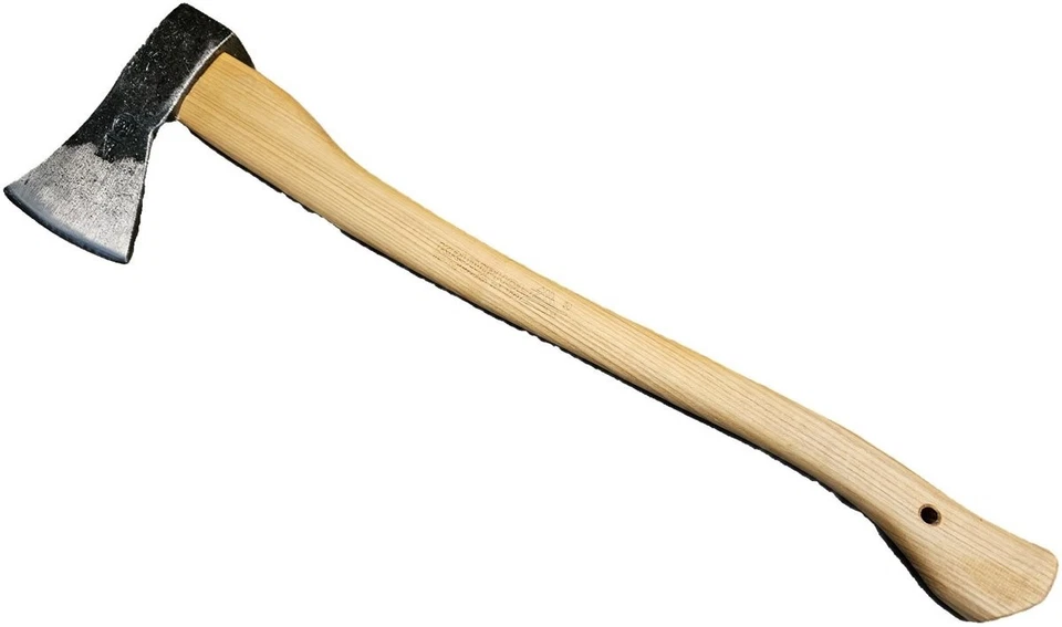 Krumpholz Forstaxt 70cm Eschen-Kuhfußstiel 1.800g handgeschmiedet Fällaxt - Bild 1 von 1