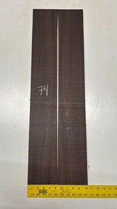 Indian Rosewood Guitar Side Dreadnought 33x 5x 3/16 Luthier Wood #74 - Picture 1 of 2