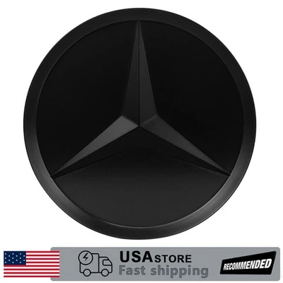 4PCS 75mm  Glossy Black Wheel Center Hub Caps Emblem For Mercedes-Benz Badge new Foto 1 de 4