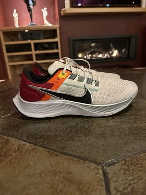 Talla 10 - Nike Air Zoom Pegasus 38 Sail Gym Rojo Negro Foto 1 de 4