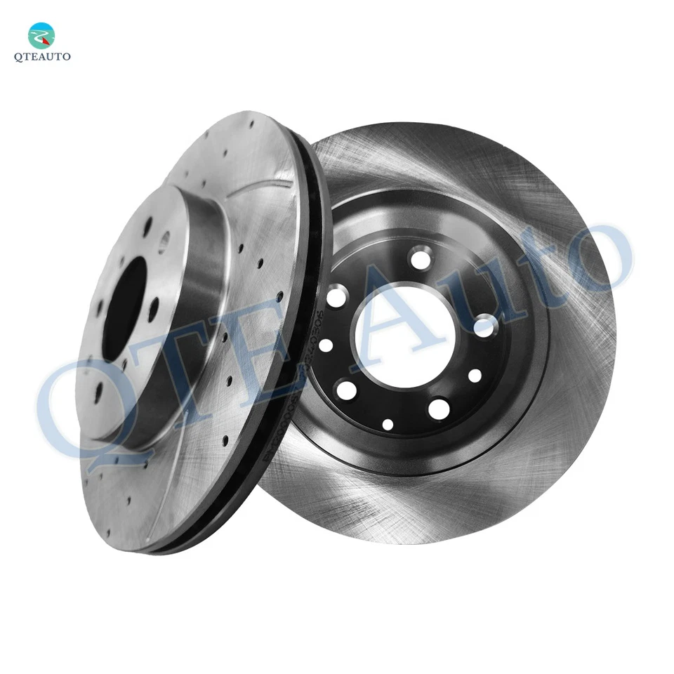 Rear 280mm Brake Disc Rotors For 2006-2012 Ford Fusion - Image 1 of 4