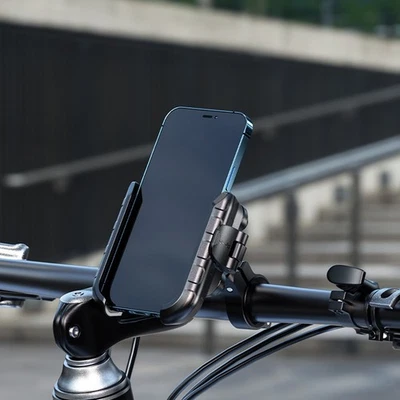 Heavy Duty Motorcycle Phone Mount Suitable for Various Handlebar Sizes - Image 1 of 4