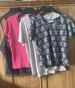 Marks & Spencer, Beloved, Dorothy Perkins T-Shirt, Camisole 4 Tops Paket UK 18 - Bild 1 von 18