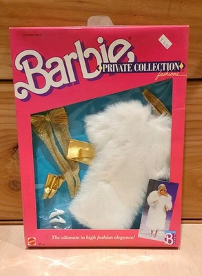 Barbie Colección Privada Moda Blanco Imitación Piel Abrigo 4509 y Accesorios Foto 1 de 4
