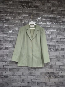 Bonmarché Sage Green Blazer UK16 Smart Tailored Jacket Work Wedding Occasion - Picture 1 of 6
