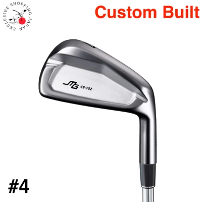 Miura Giken Golf CB-302 Iron Club #4 Custom Built Shaft Grip Head Cover Choose - Image 1 of 4