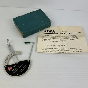Vintage Aiwa Needle Record Stylus Pressure Gauge PG-21 - Bild 1 von 17