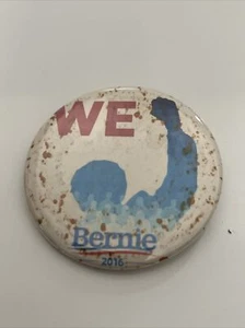 We Bernie 2016 Bernie Sanders für Präsident Demokratische Partei Pinback Button 2" - Bild 1 von 2