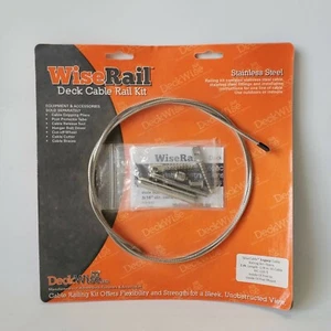 WiseRail Stainless Steel Deck Cabe Rail Kit NIP - Bild 1 von 7