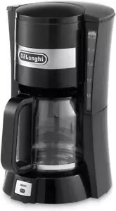 DeLonghi Filter Coffee Machine Black With Anti Drip System & Auto Shut Off 1.25L - Picture 1 of 6