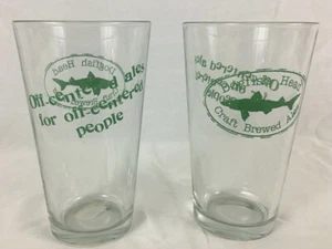 Set of 2 Dogfish Head Craft Brewed Ales Pint Glasses 16 oz. - Picture 1 of 4