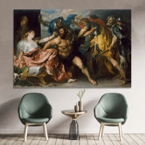 Classical Mythology Canvas Wall Art – Rubens Style Renaissance Print - Picture 1 of 9