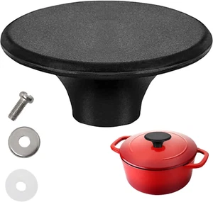 Dutch Oven Knob, Pots Lid Handle Replacement, for Other Enameled Cast Iron - Picture 1 of 12