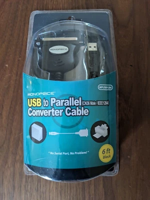 Rare - Parallel Printer to USB Converter Cable CN36 Male IEEE 1284 *New*   - Image 1 of 2
