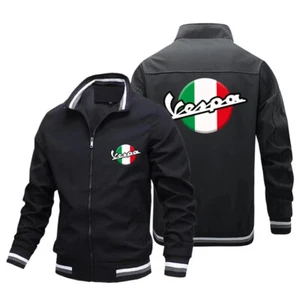 Giacca sportiva leggera con logo vespa - Foto 1 di 41