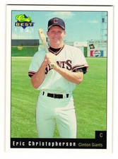 1991 Classic Best * Eric Christopherson * Clinton Giants