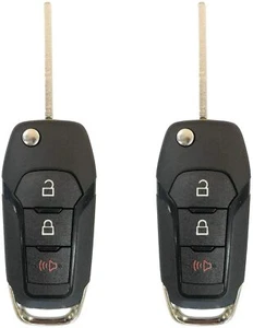 2 Llaveros abatibles remotos para Ford F-150 F-250 F-350 2015 2016 2017 2018 2019 2020 - Imagen 1 de 5