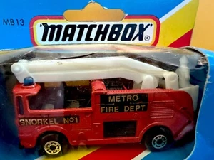Vintage 1981 Matchbox MB 13 Snorkel Fire Engine - Picture 1 of 6