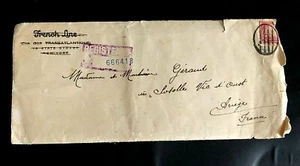 Compañía Transatlantique Francesa Line Affidavit Of Soporte Nota Para 2 Personas - Picture 1 of 10