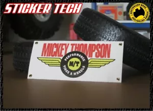 1/10 SCALE MICKEY THOMPSON WORK SHOP GARAGE BANNER SUITS PROLINE RC TRUCK BUGGY - Picture 1 of 2