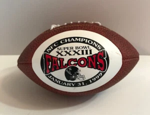 1999 Super Bowl XXXIII Mini Falcons Football * Hartplastik * Topperscot 3,75" - Bild 1 von 4