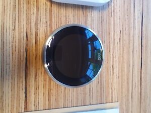 Nest Learning Thermostat 3rd Generation Stainless Steel Bezel. FULLY WORKING