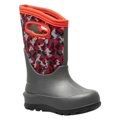 ¡NUEVO! Bogs Niños Neo Clásico Digital Laberinto Impermeable Nieve Lluvia Bota Foto 1 de 4