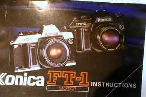 Konica FT-1 Motor Camera Guide Booklet/Manual English EN - Picture 1 of 10