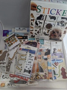 HUGE LOT OF Dog & Puppy Scrap Book Stickers - Karen Foster, Jolee's, Sandylion - Picture 1 of 6
