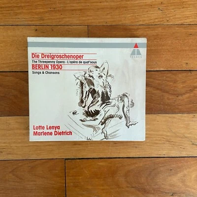 Die Dreigroschenoper Threepenny Opera Berlin 1930 Songs & Chanson CD Lotte Lenya - Image 1 of 4