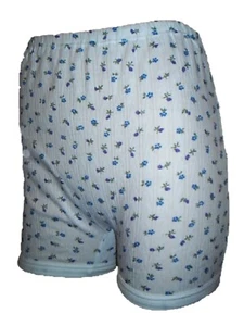 Damenslip Slip mit Bein Alloverdruck auf weiß FAUSER 5er Pack Langbeinslip - Bild 1 von 6