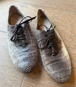 Miu Miu Snakeskin Loafers 3UK/36EU - Picture 1 of 5