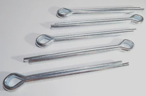 CANTIDAD 5 PASADOR GRANDE 1/2" DIAM X 6" LARGO PN 67981688 ACERO ZINC PUNTA EXTENDIDA - Imagen 1 de 11
