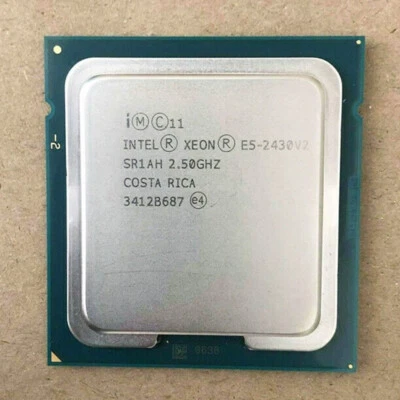 Used SR1AH Intel Xeon E5-2430 v2 E5-2430v2 2.5GHz Socket LGA 1356 CPU Processor - Image 1 of 2