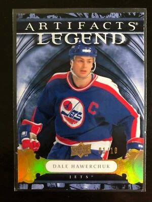 2009/10 UPPER DECK ARTIFACTS LEGEND GOLD DALE HAWERCHUK 1/10 - Image 1 of 2