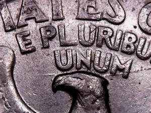 1996 P Washington Quarter - Reverse Die Crack - Picture 1 of 4
