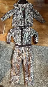 Cabelas Super Slam 3 pc Advantage Timber Mens Reg XL Coats & Reg Size 36 Pants - Picture 1 of 9