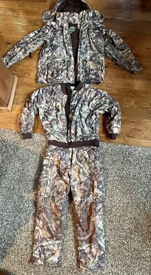 Cabelas Super Slam 3 pc Advantage Timber Mens Reg XL  Coats & Reg Size 36 Pants - Image 1 of 4