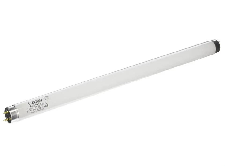Feit Electric F15T8/CW 15W Cool White 18" Fluorescent T8 Tube G13 Bi-Pin Base - Image 1 of 1