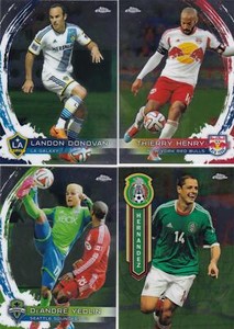 2014 Topps Chrome MLS Complete Base Set 1-95 & 5 Mexican NT (100 Cards Total)