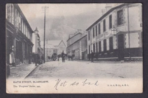 Wales Glamorgan Maesteg Treorchy BLAENGARW Katie St Hotel + fine pmk 1904 - Foto 1 di 2