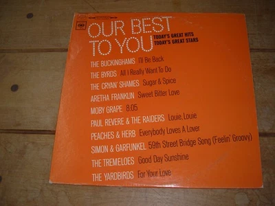 OUR BEST TO YOU LP Columbia Records 1967 The Byrds Yardbirds Moby Grape (Vinyl) - Image 1 of 4