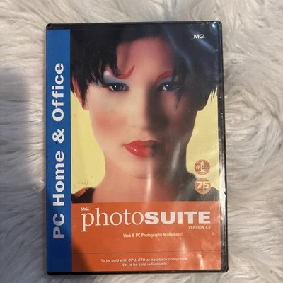 MGI Photosuite 4.0 PC Home & Office Web & PC Photography Software CD-ROM 2001 - Image 1 of 2