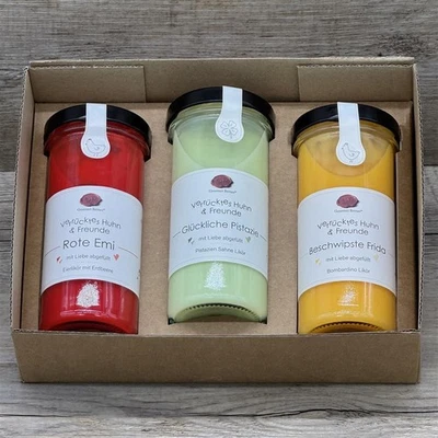 GESCHENKEKREISEL GMBH Eierlikörpaket, inkl. 3 Sorten Eierlikör