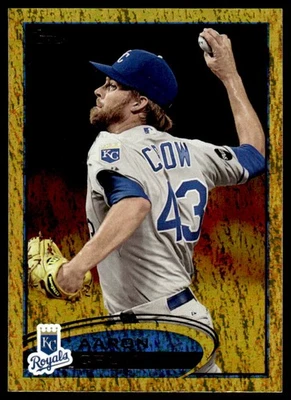 2012 Topps Gold Sparkle Aaron Crow #67 Kansas City Royals - Image 1 of 2