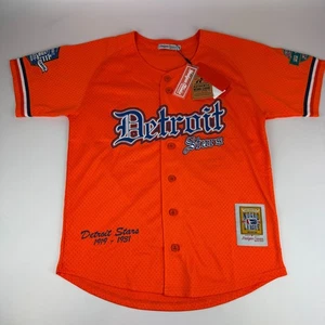 Nueva con etiquetas Camiseta Headgear Classics Detroit Stars Liga Negra Para Hombre Talla M Naranja #24 - Imagen 1 de 10